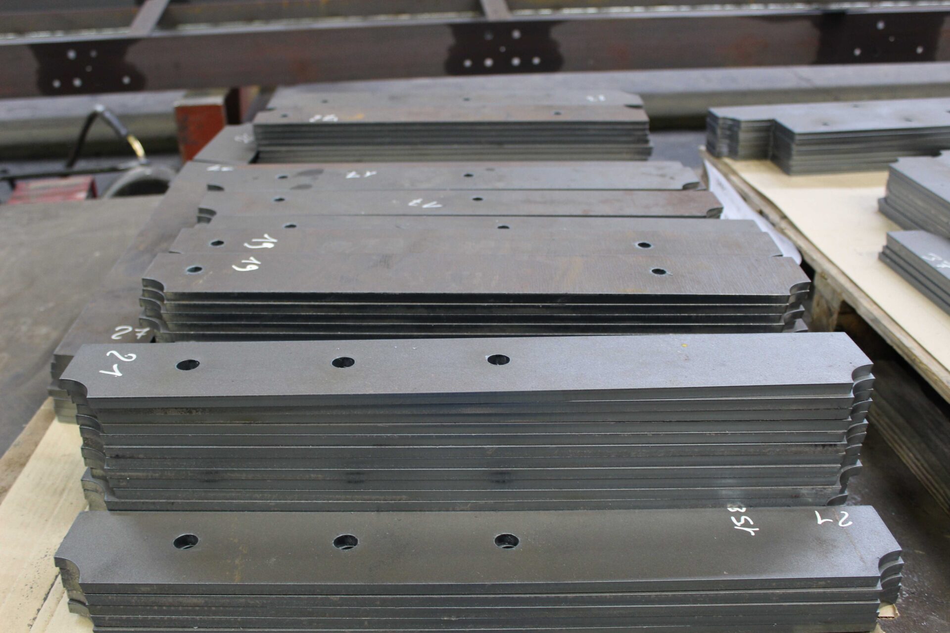Pièces découpées au plasma
